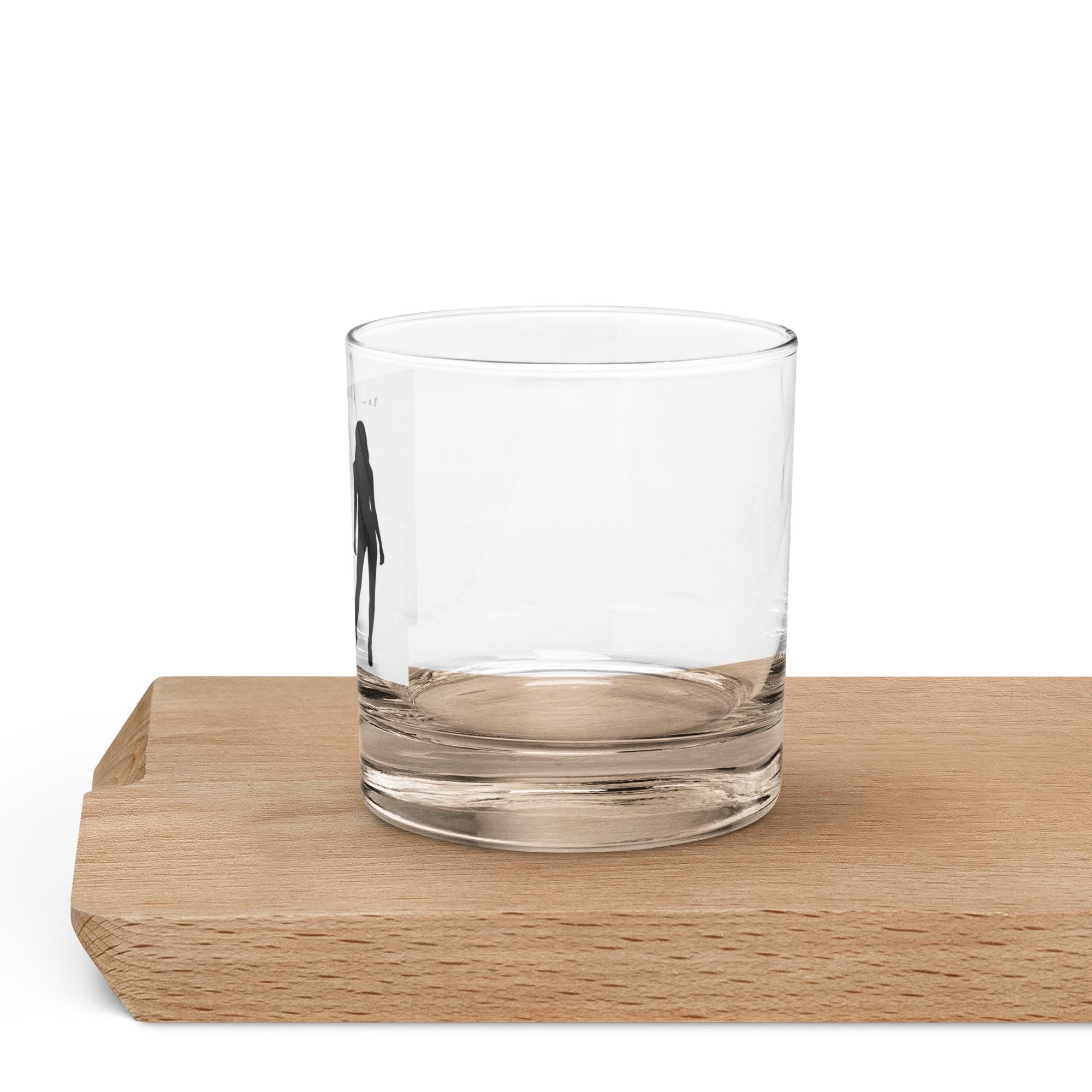 10.5 oz Hit Like a Bitch Rocks glass