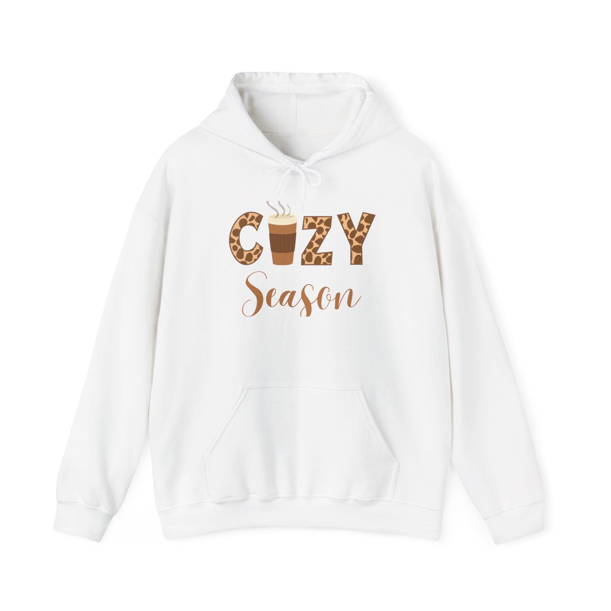 Cozy Season Hoodie: Unisex Fall Sweatshirt, Coffee Lover Gift